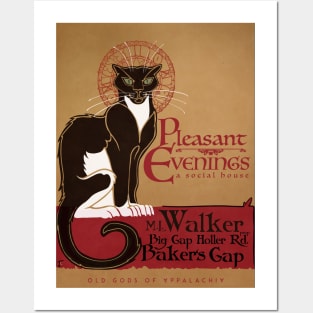 Pleasant Evenings: The Chat's Meow Posters and Art